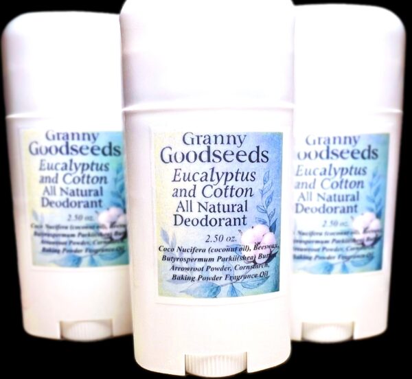 Granny Goodseeds Eucalyptus and Cotton All Natural Deodorant