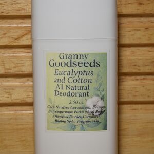 Eucalyptus and Cotton - Natural Deodorant