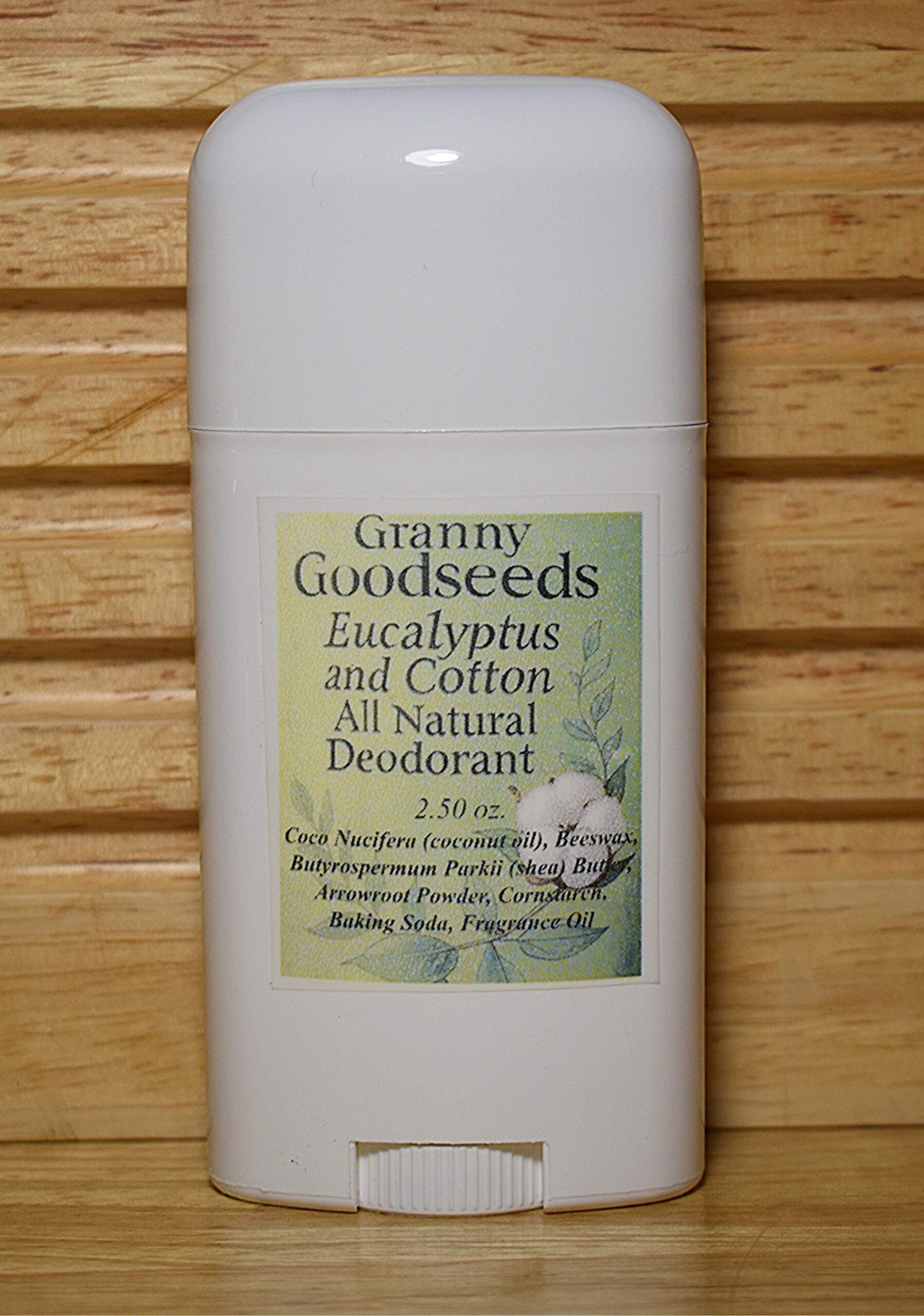 Eucalyptus and Cotton - Natural Deodorant