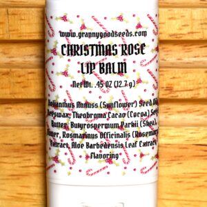 Christmas Rose Lip Balm with Peppermint